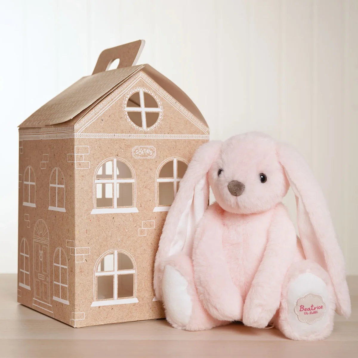 Softies - Beatrice The Classical Plush Pink Bunny 30 cm - Image 9
